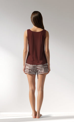 Woman Supreme DayDream Thick Strap Short Set - VienettaB - 19 - 1337