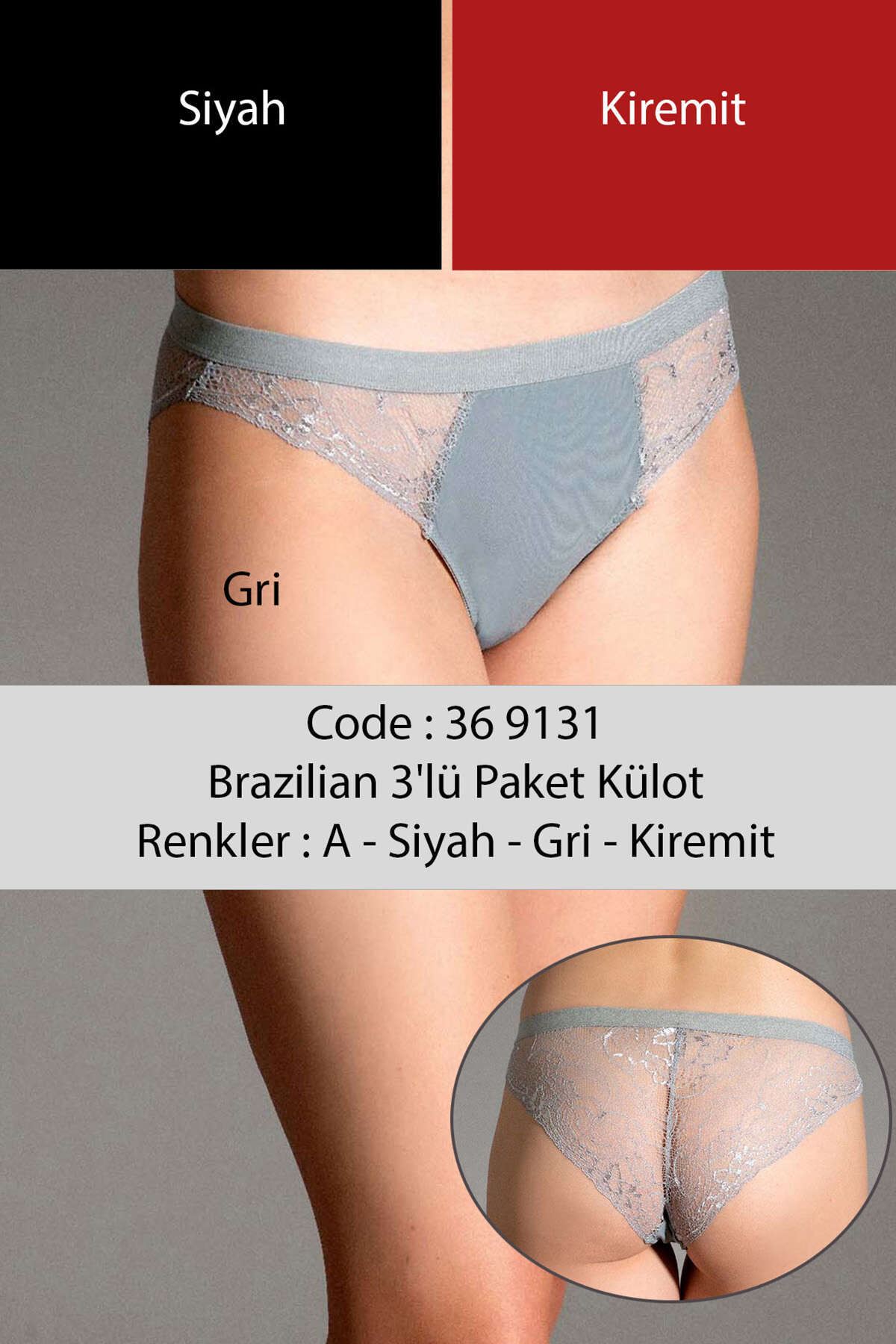 KULOT-Slip 3 LÜ PAKET KULOT-Slip 3 LÜ PAKET