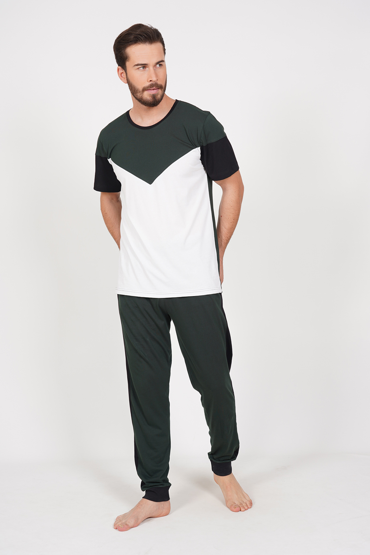 Man Geometric Pyjama Set Man Geometric Pyjama Set