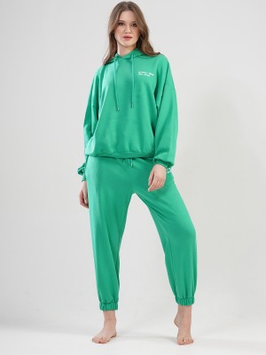 Unisex Lounge Green Hoodie Set Unisex Lounge Green Hoodie Set