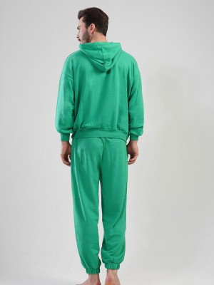 Unisex Lounge Green Hoodie Set Unisex Lounge Green Hoodie Set