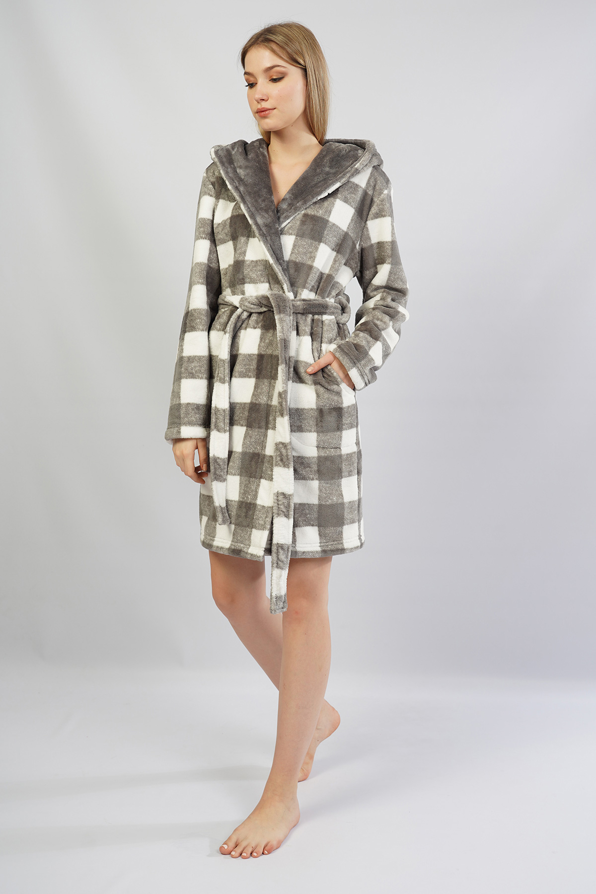 Woman Soft Via Dressing Gown Woman Soft Via Dressing Gown
