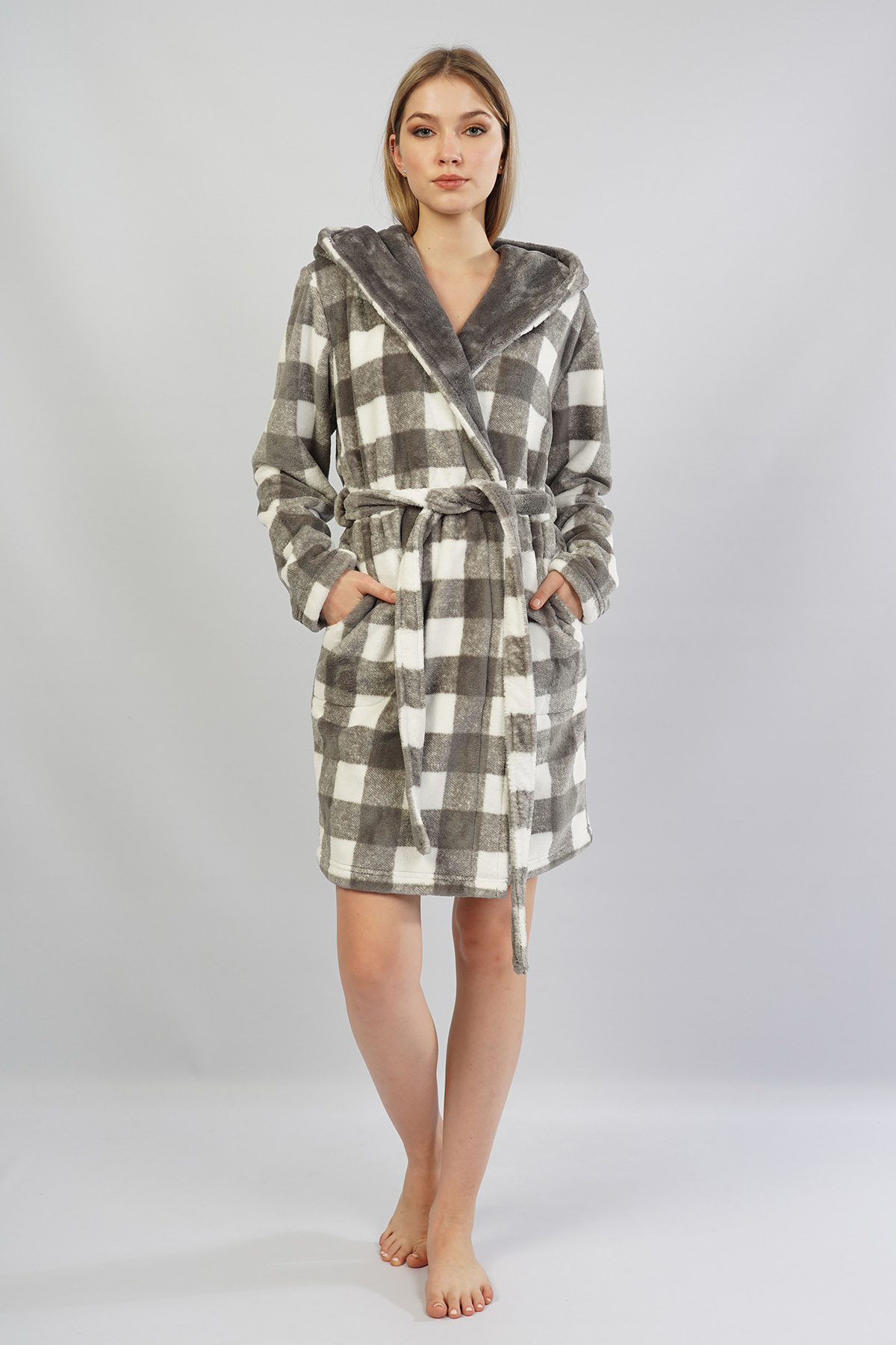 Woman Soft Via Dressing Gown Woman Soft Via Dressing Gown