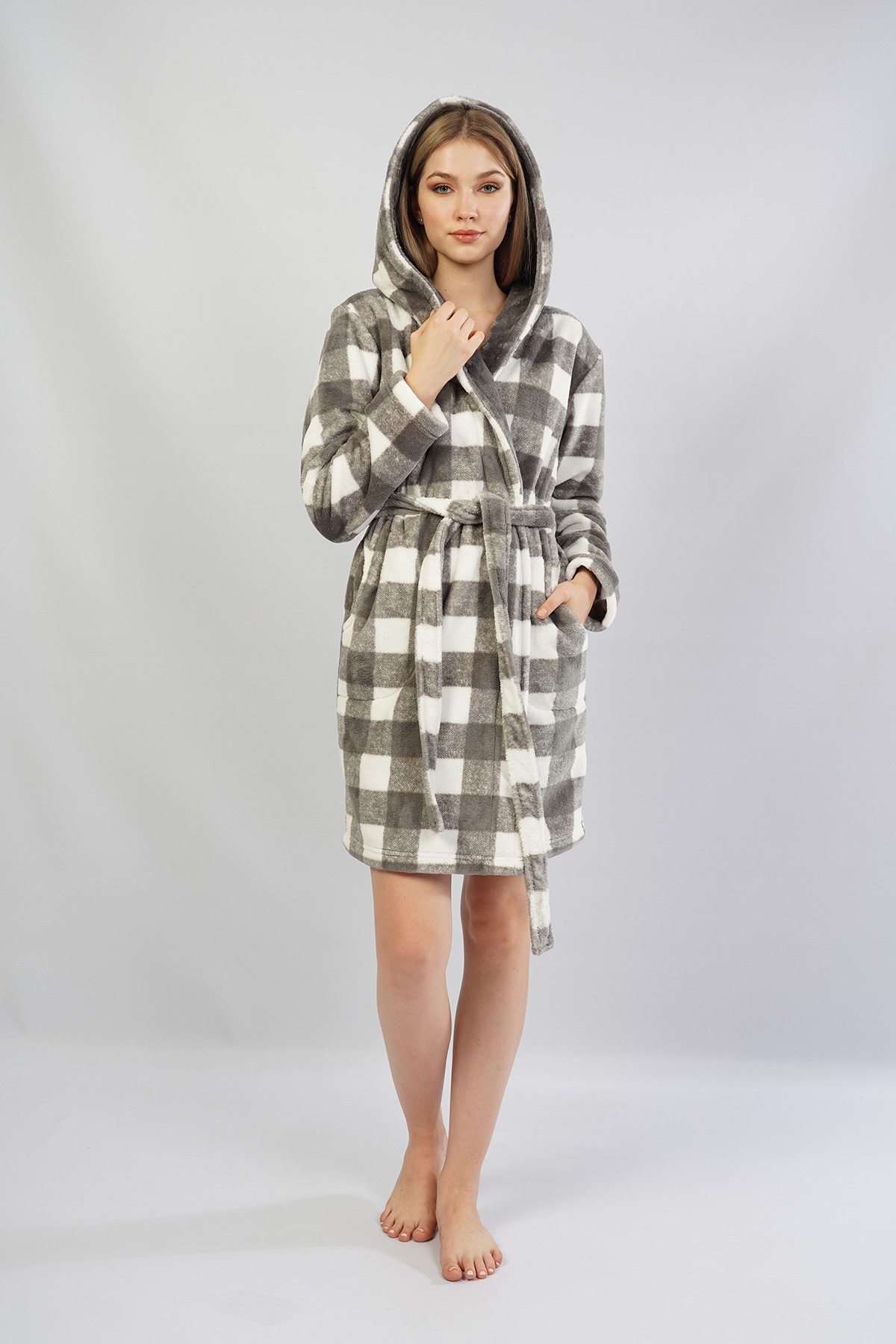Woman Soft Via Dressing Gown Woman Soft Via Dressing Gown