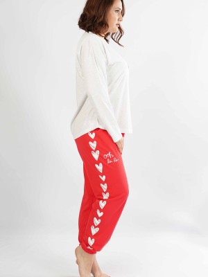 Woman Big Size Kiss Pyjama Set Woman Big Size Kiss Pyjama Set