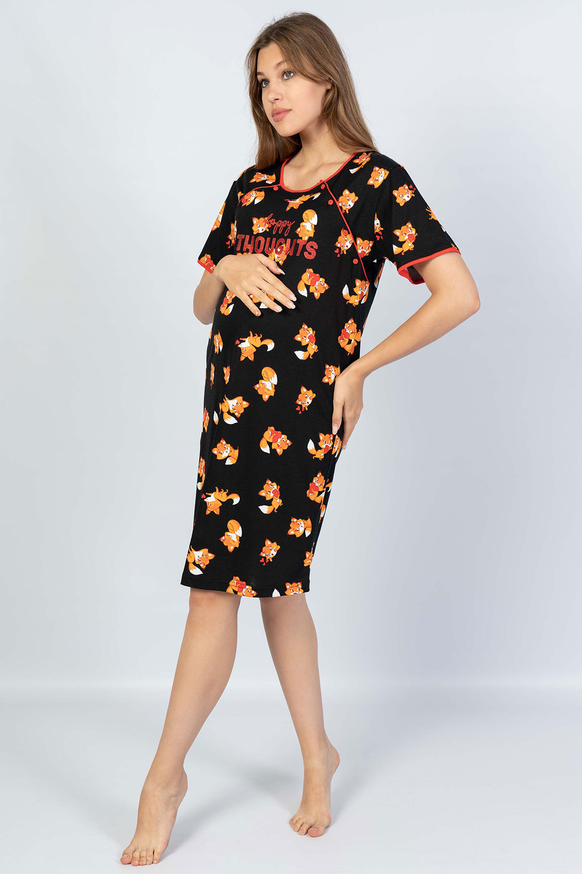 Woman Happy Mom Pregnant Tunic Woman Happy Mom Pregnant Tunic