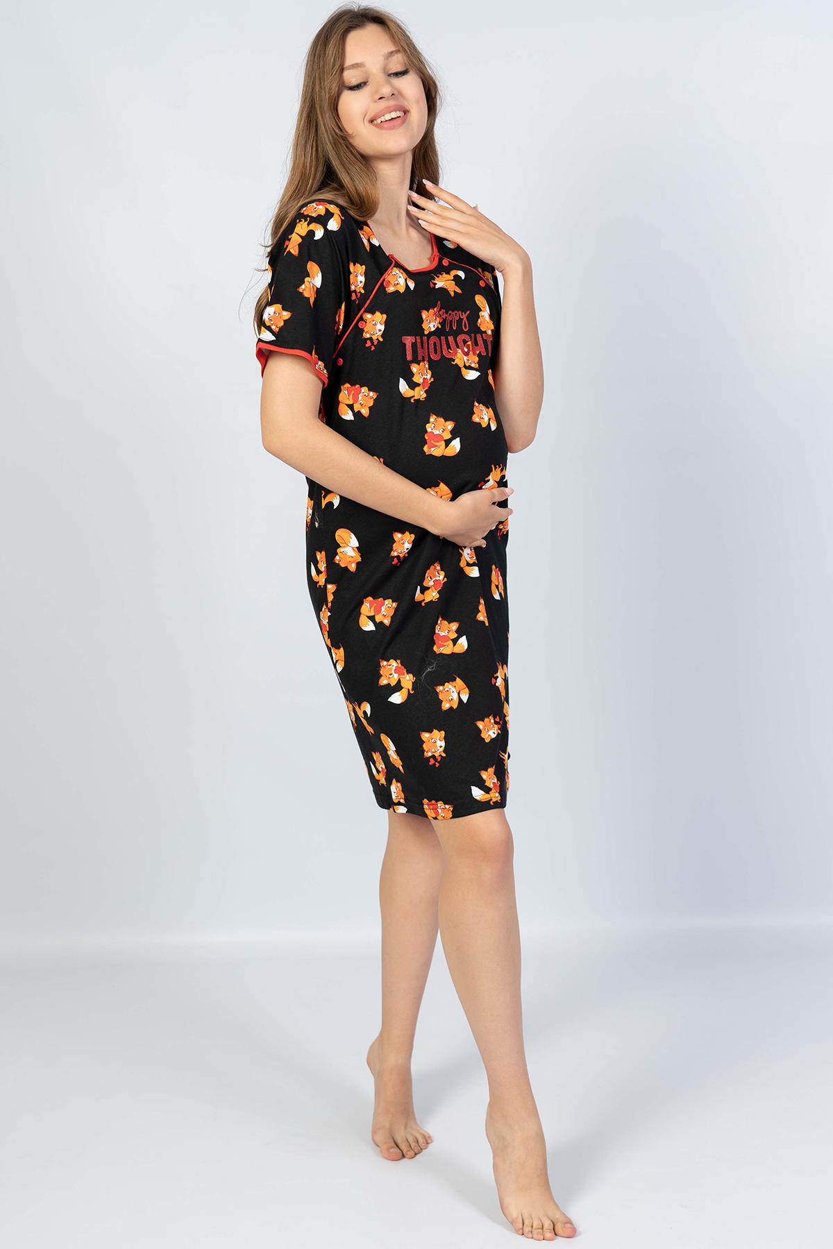Woman Happy Mom Pregnant Tunic Woman Happy Mom Pregnant Tunic
