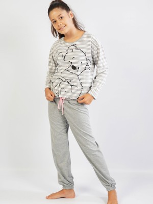 Kids' Girl Gray Pyjama Set Kids' Girl Gray Pyjama Set