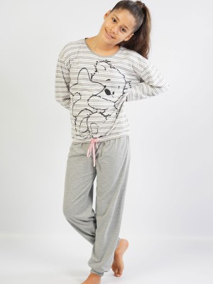 Kids' Girl Gray Pyjama Set Kids' Girl Gray Pyjama Set