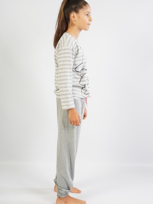 Kids' Girl Gray Pyjama Set Kids' Girl Gray Pyjama Set