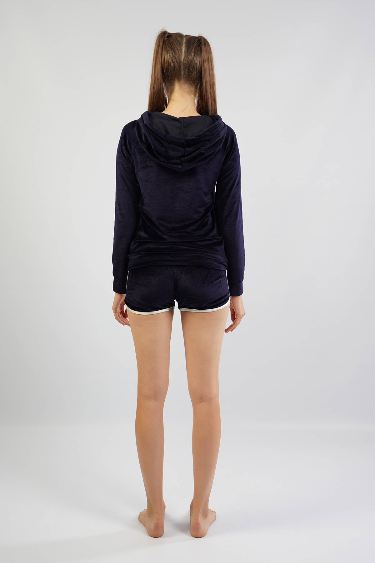 Woman Velvet Short Set Woman Velvet Short Set