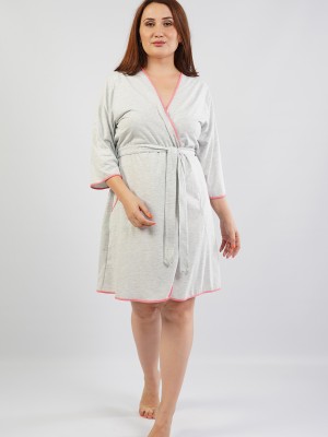 Woman Big Size Classic Dressing Gown Woman Big Size Classic Dressing Gown