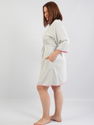 Woman Big Size Classic Dressing Gown Woman Big Size Classic Dressing Gown