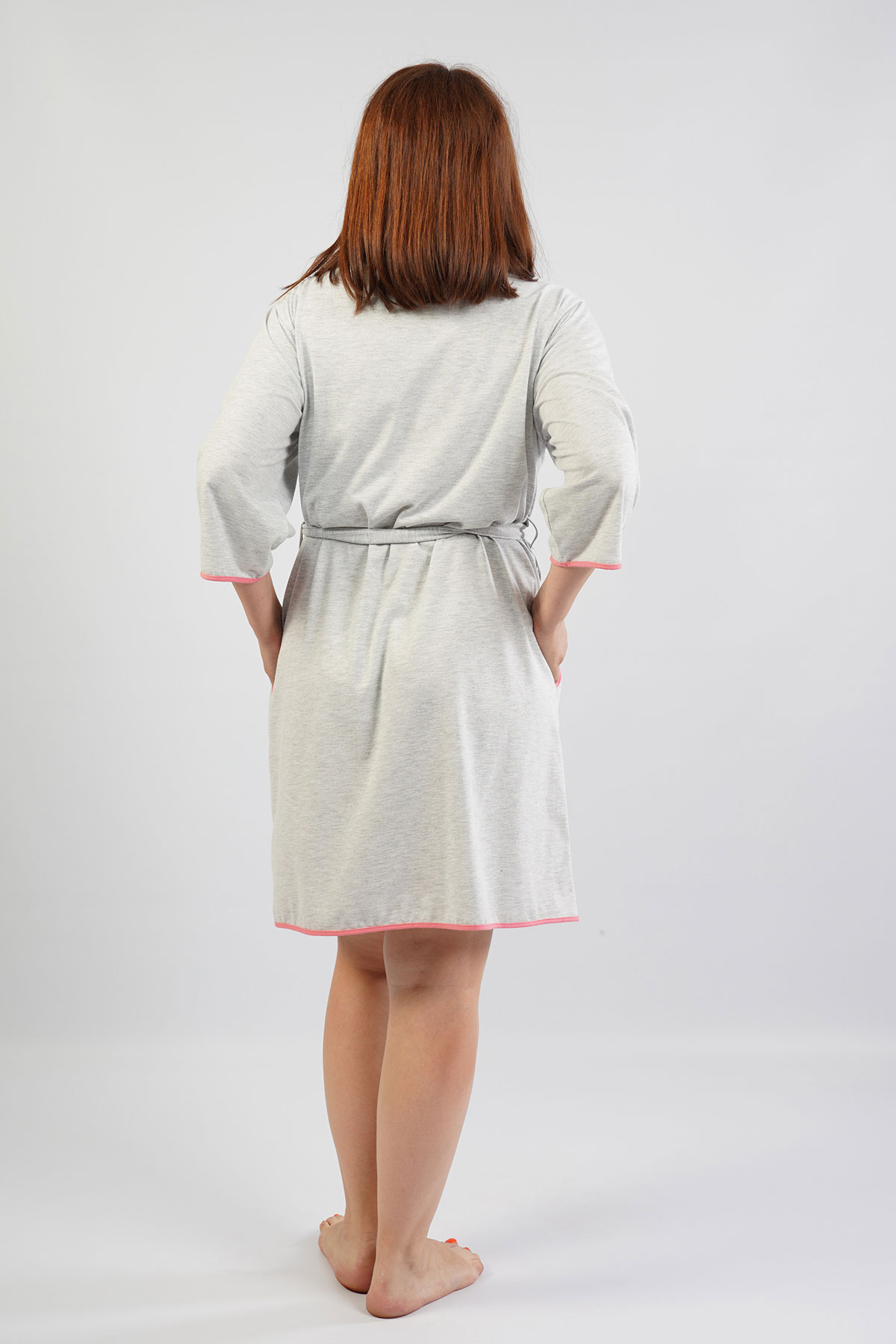 Woman Big Size Classic Dressing Gown Woman Big Size Classic Dressing Gown