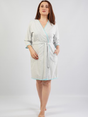 Woman Big Size Classic Dressing Gown Woman Big Size Classic Dressing Gown