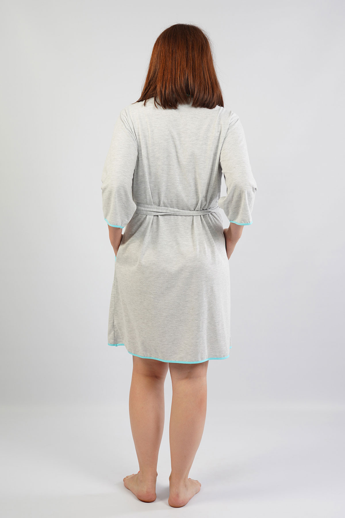 Woman Big Size Classic Dressing Gown Woman Big Size Classic Dressing Gown