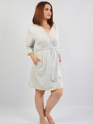 Woman Big Size Classic Dressing Gown Woman Big Size Classic Dressing Gown