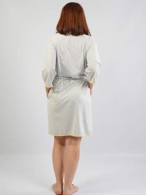 Woman Big Size Classic Dressing Gown Woman Big Size Classic Dressing Gown