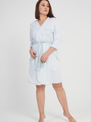 Woman Big Size Light Dressing Gown Woman Big Size Light Dressing Gown