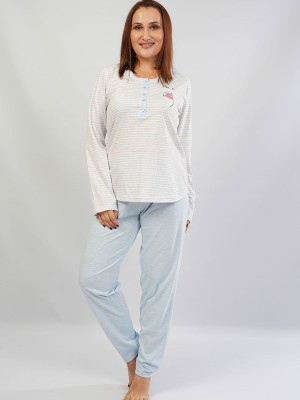 Woman Supreme Big Size Leda Pyjama Set Woman Supreme Big Size Leda Pyjama Set
