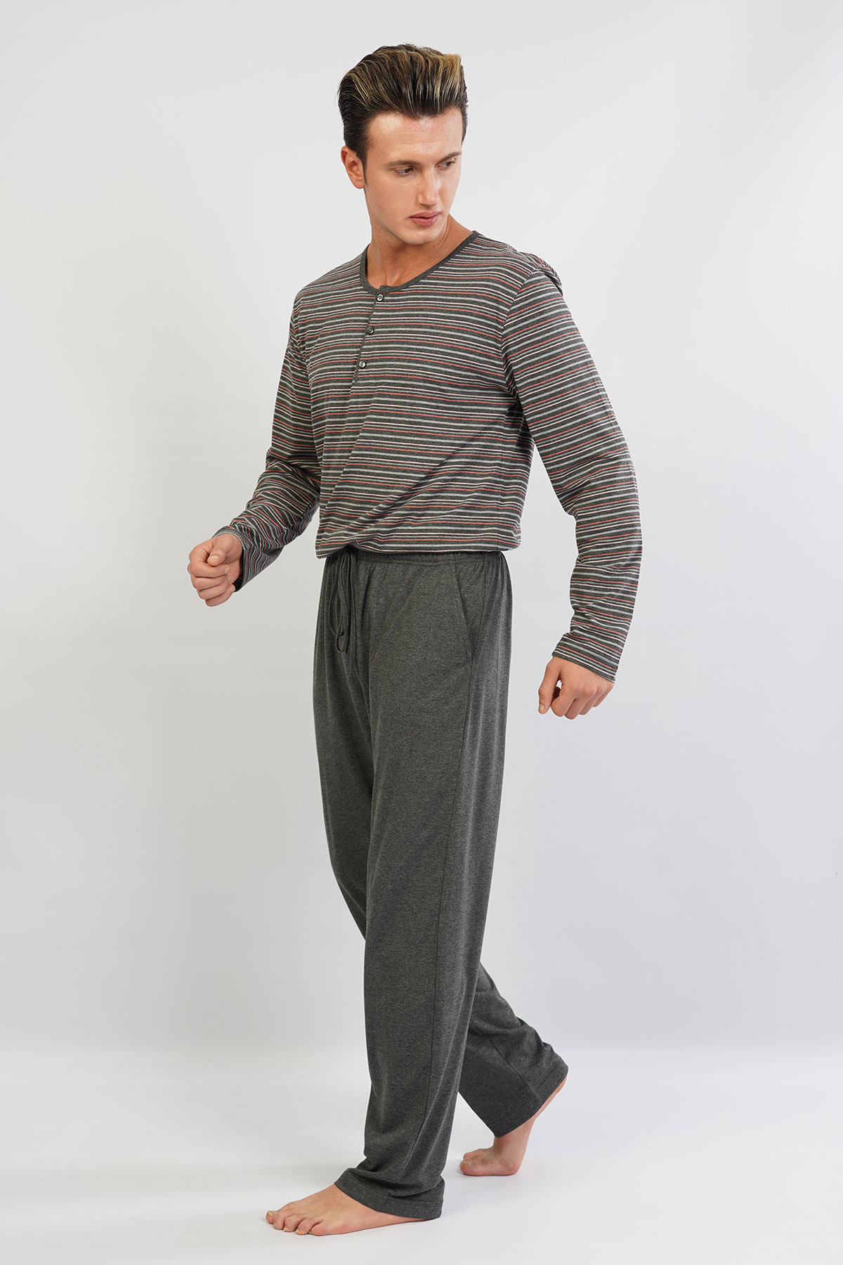Man Anthracite Pyjama Set Man Anthracite Pyjama Set