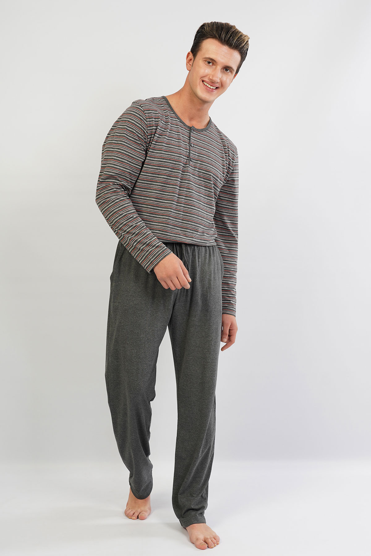 Man Anthracite Pyjama Set Man Anthracite Pyjama Set