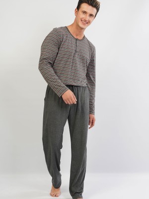 Man Anthracite Pyjama Set Man Anthracite Pyjama Set