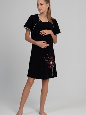 Woman Supreme Black Pregnant Tunic Woman Supreme Black Pregnant Tunic