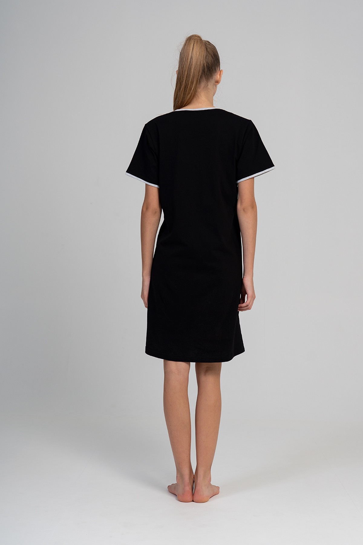 Woman Supreme Black Pregnant Tunic Woman Supreme Black Pregnant Tunic