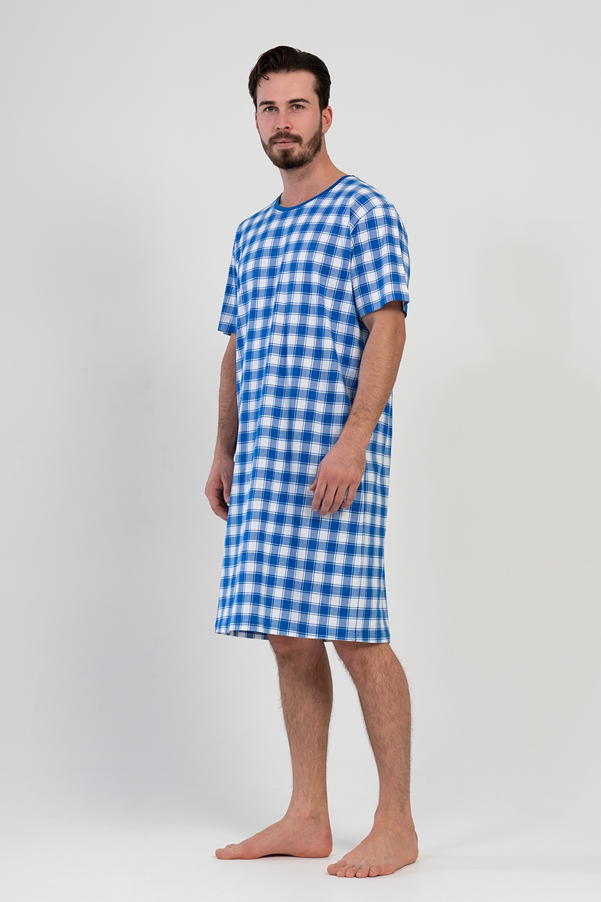 Man Plaid Tunic Man Plaid Tunic