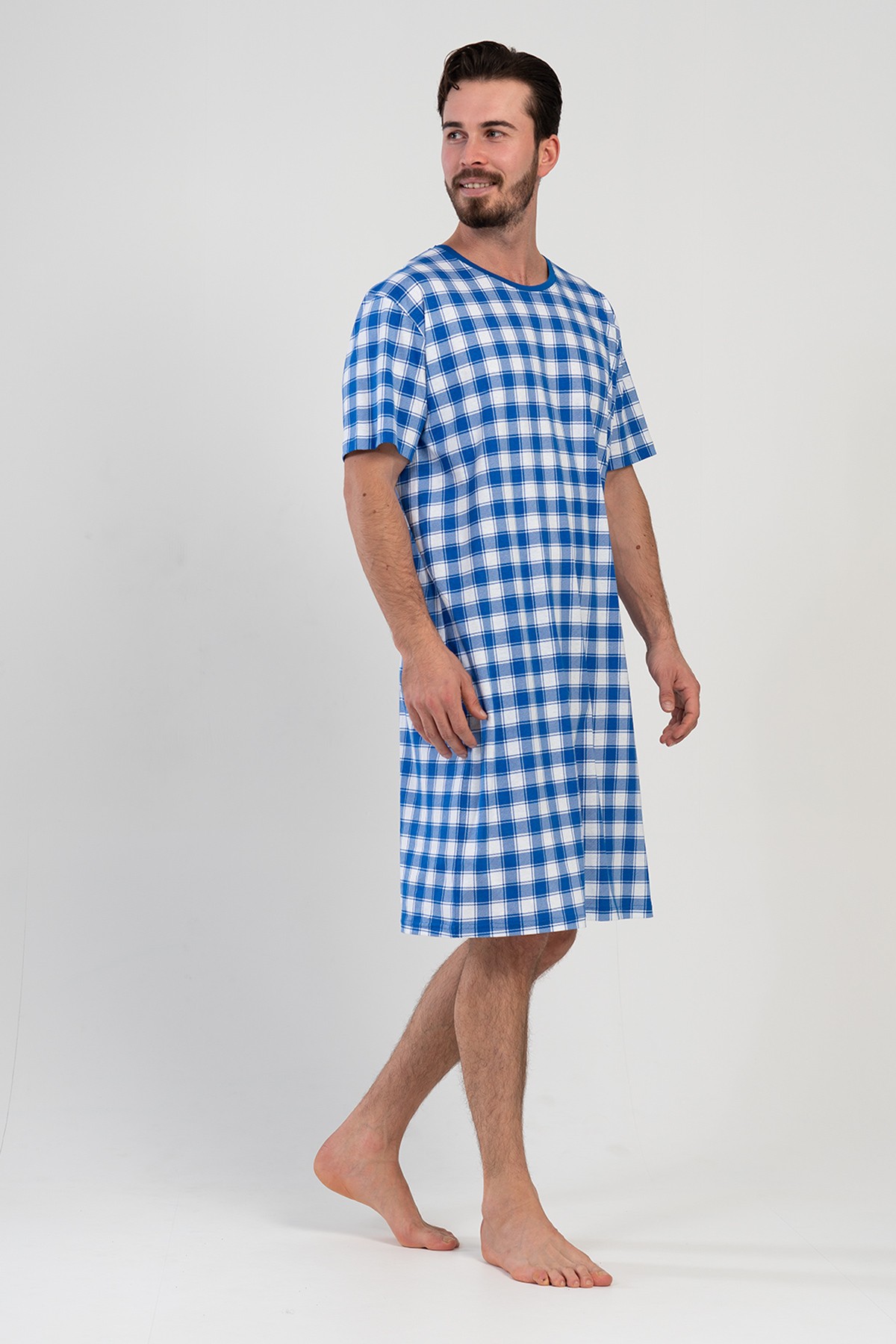 Man Plaid Tunic Man Plaid Tunic