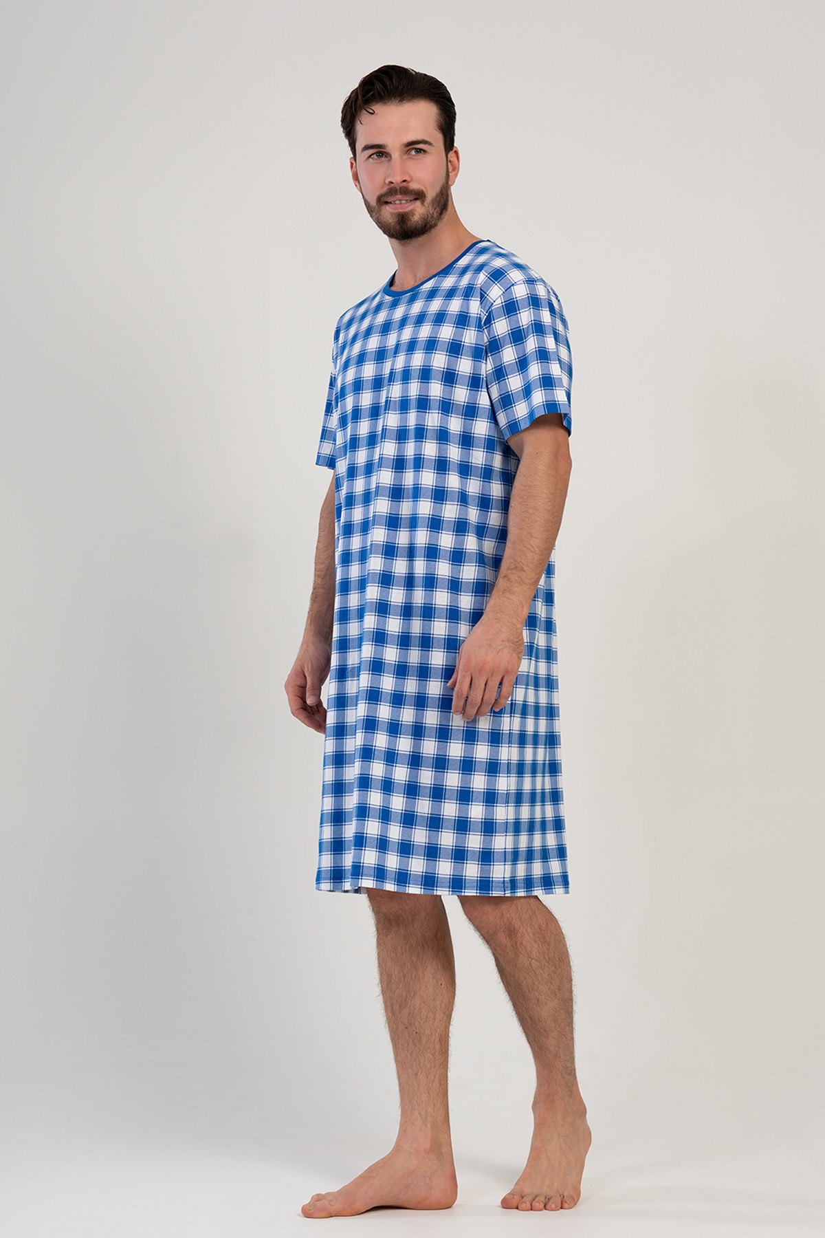 Man Plaid Tunic Man Plaid Tunic