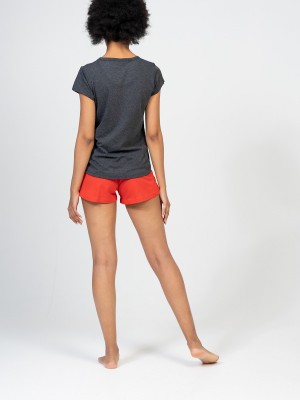Woman Supreme Love You O Neck Short Set Woman Supreme Love You O Neck Short Set