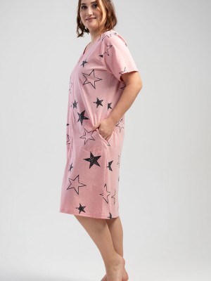 Woman XXL Moon Star Home Dress Woman XXL Moon Star Home Dress