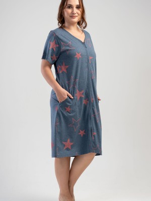 Woman XXL Moon Star Home Dress Woman XXL Moon Star Home Dress