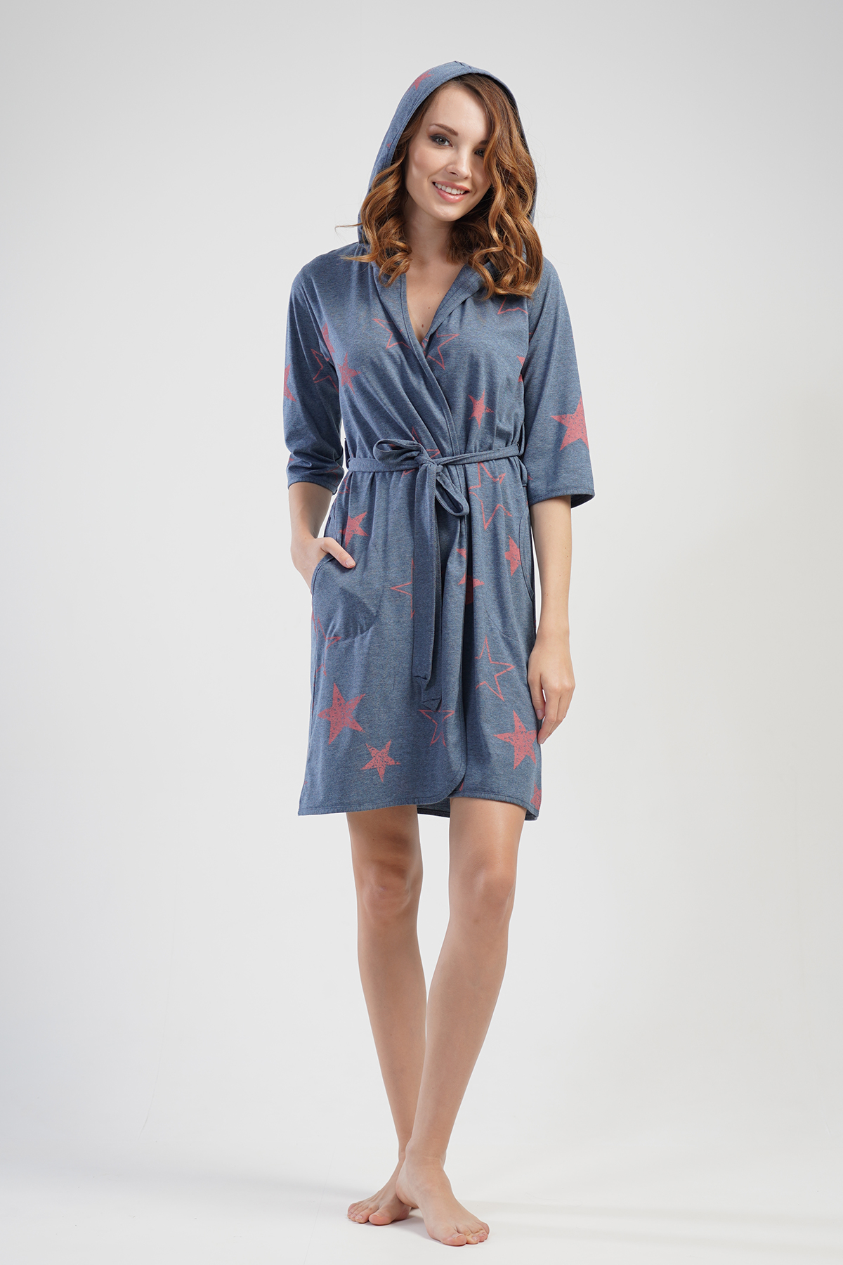 Woman Moon Star Dressing Gown Woman Moon Star Dressing Gown