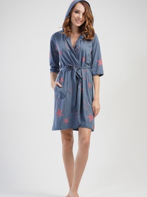 Woman Moon Star Dressing Gown Woman Moon Star Dressing Gown