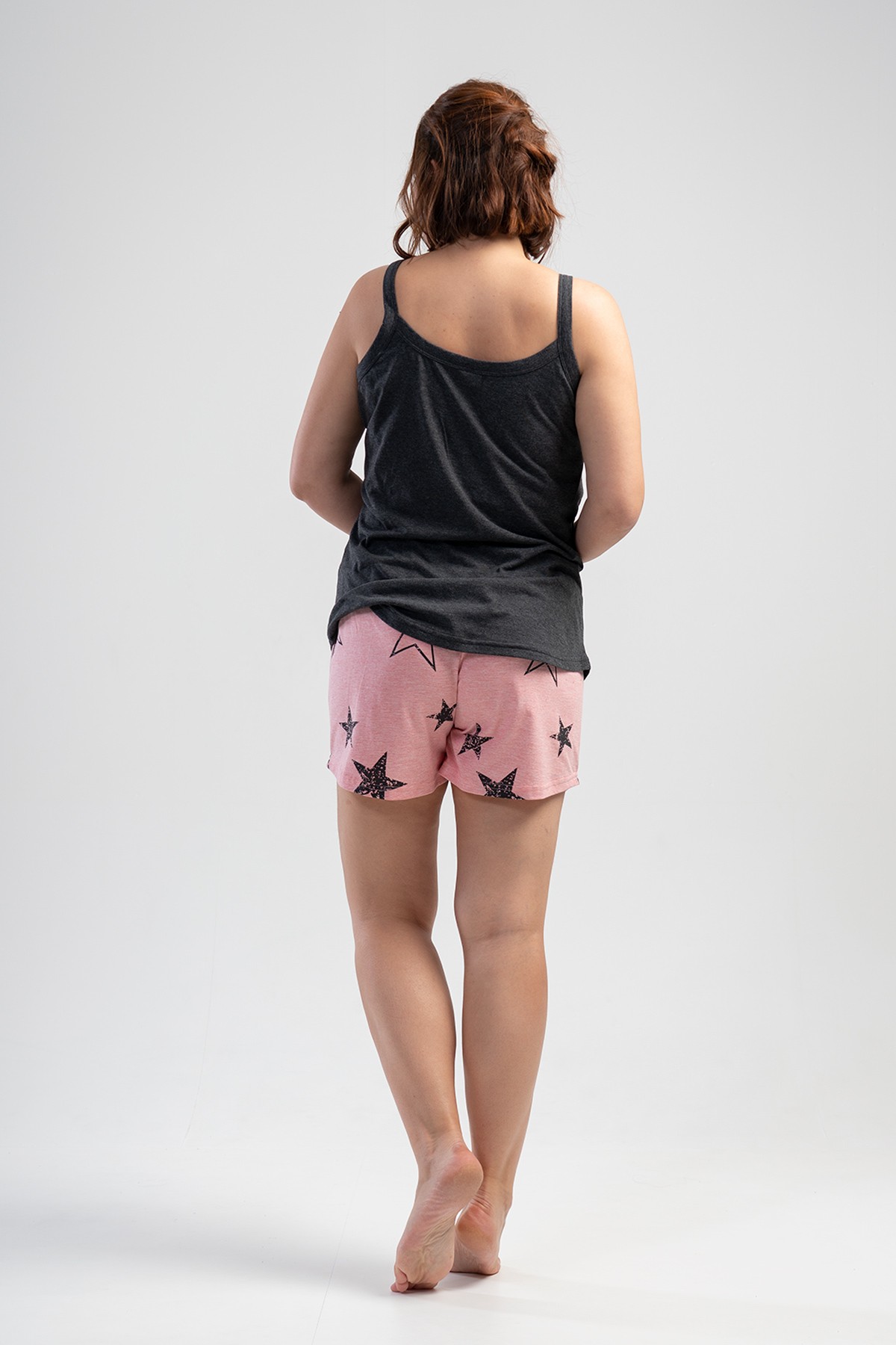 Woman Big Size Moon Star Short Set Woman Big Size Moon Star Short Set