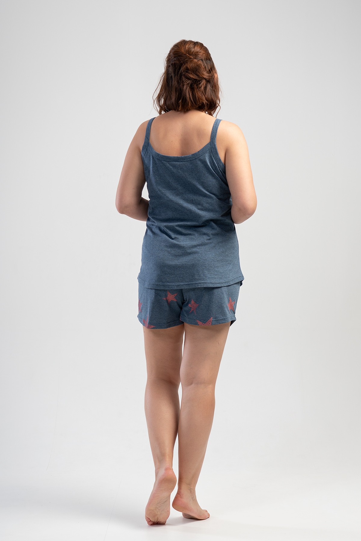 Woman Big Size Moon Star Short Set Woman Big Size Moon Star Short Set