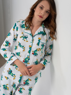 Woman Frogy Pyjama Set Woman Frogy Pyjama Set
