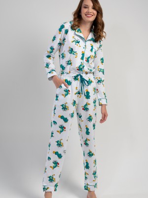 Woman Frogy Pyjama Set Woman Frogy Pyjama Set
