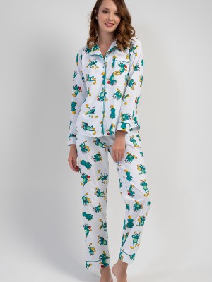 Woman Frogy Pyjama Set Woman Frogy Pyjama Set