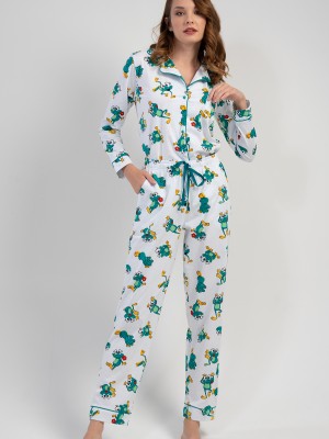 Woman Frogy Pyjama Set Woman Frogy Pyjama Set