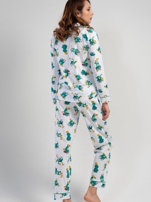 Woman Frogy Pyjama Set Woman Frogy Pyjama Set