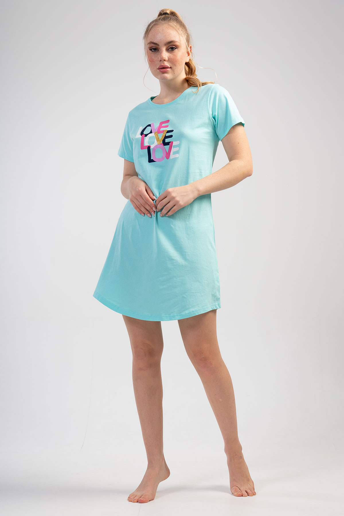 Woman Colorful Love Tunic Woman Colorful Love Tunic