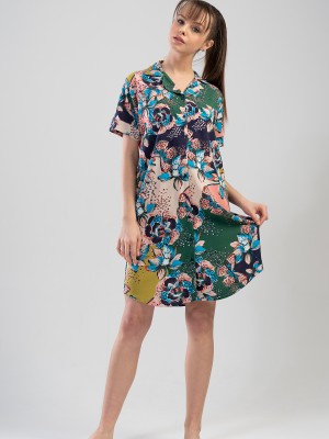 Woman Viscon Herbal Garden Tunic Woman Viscon Herbal Garden Tunic