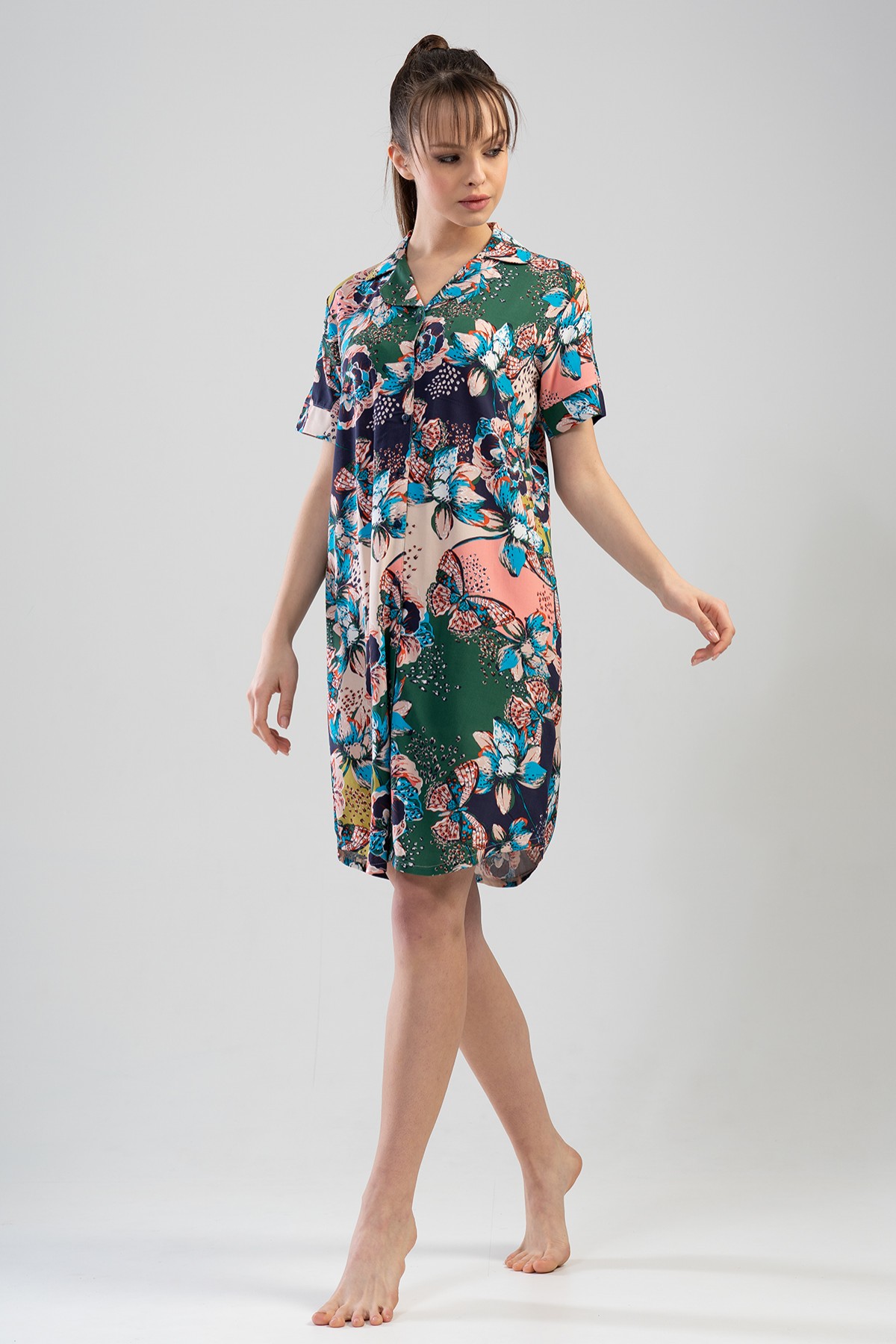 Woman Viscon Herbal Garden Tunic Woman Viscon Herbal Garden Tunic