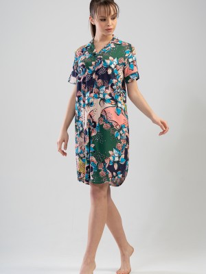 Woman Viscon Herbal Garden Tunic Woman Viscon Herbal Garden Tunic