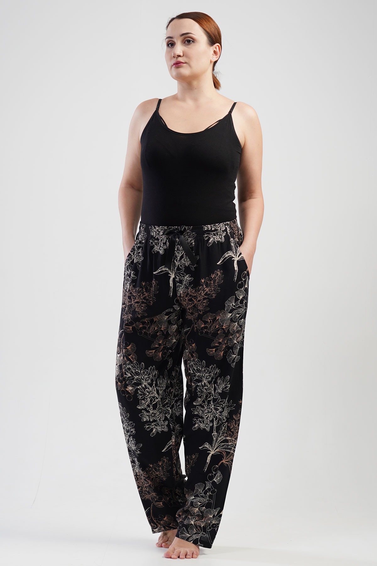 Woman XXL Black Pyjama Separate Woman XXL Black Pyjama Separate