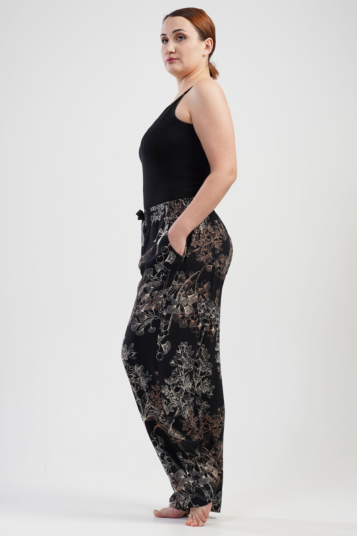 Woman XXL Black Pyjama Separate Woman XXL Black Pyjama Separate